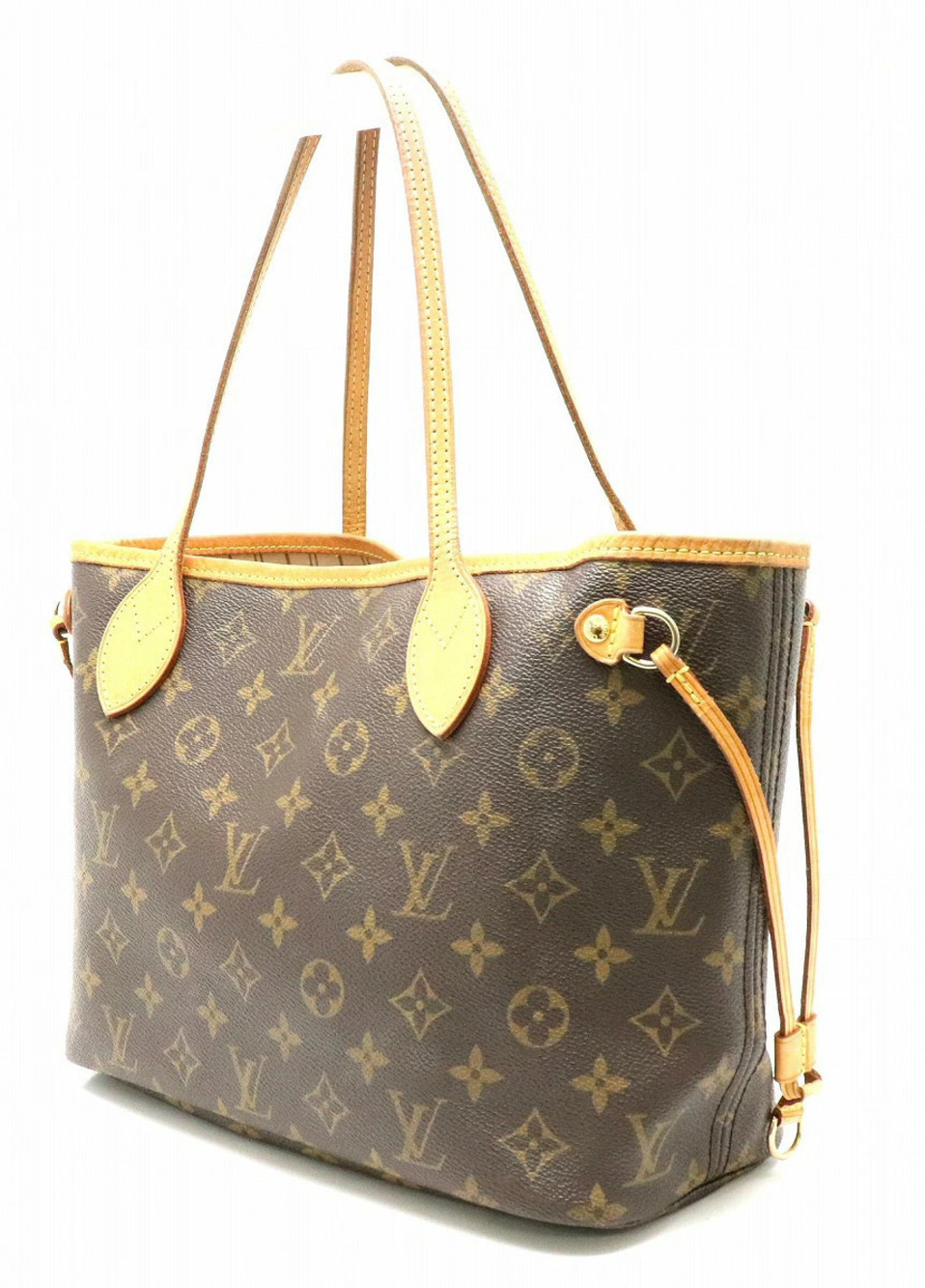 Louis Vuitton Shoulder Monogram Tote Neverfull Bag Brown